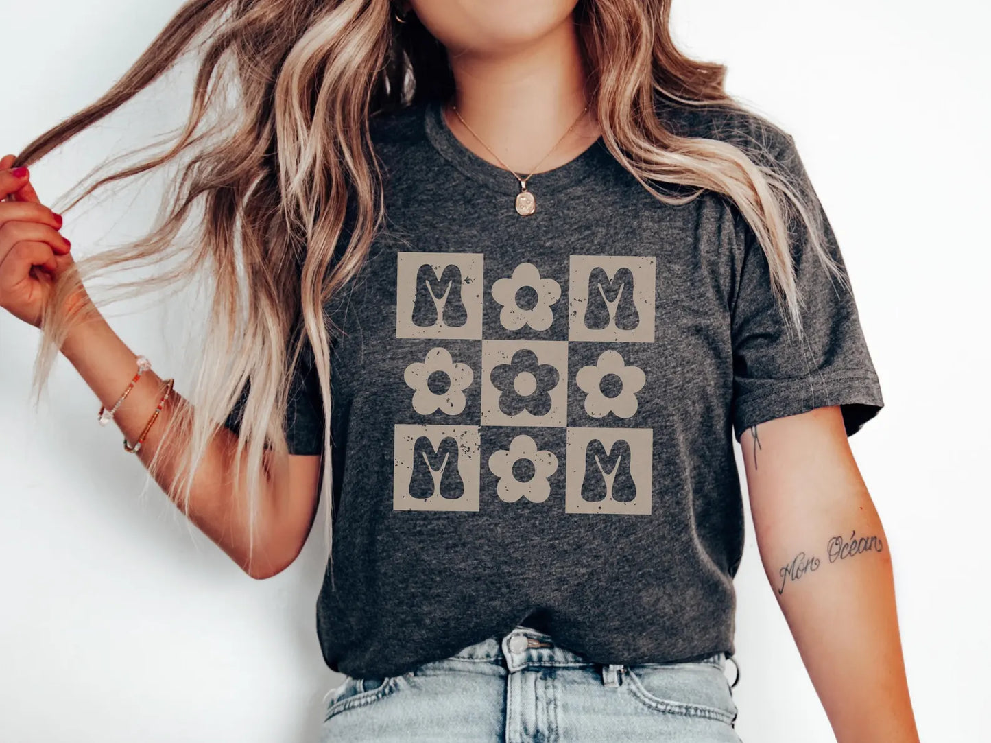 Spring Floral Mom T-Shirt